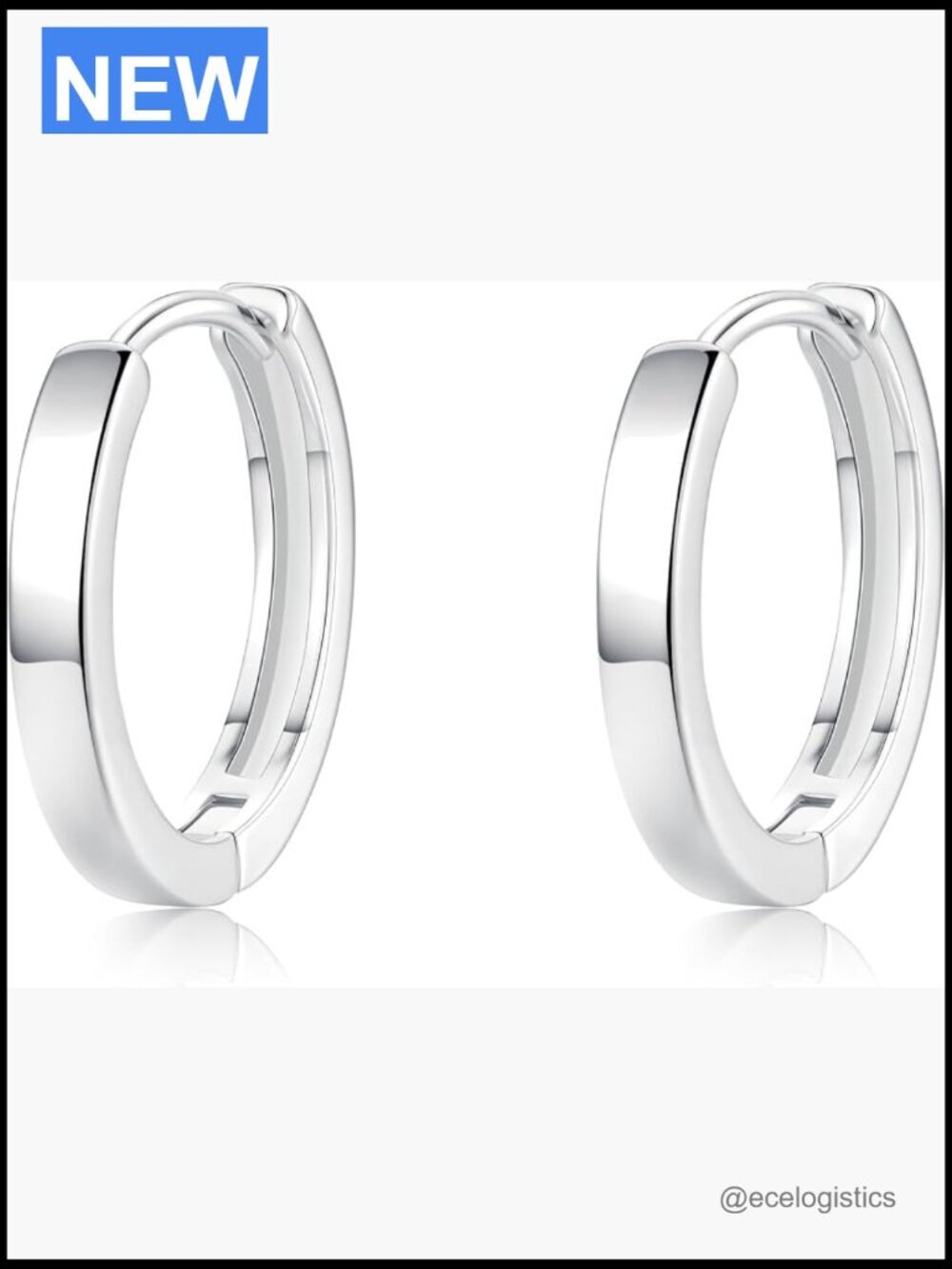 Chunky Silver Hoop Earrings Hypoallergenic Dainty Huggie Hoops Trendy Jewelry